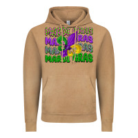 Vintage Camel mardi gras with fleur de lis Vintage Hoodie - LillyAllenDesigns