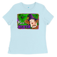 Baby Blue boo heifer Ladies Tee - Jasminsmagicworld