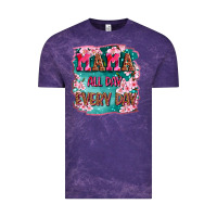 Cloud Purple mama all day everyday Vintage Tee - LillyAllenDesigns