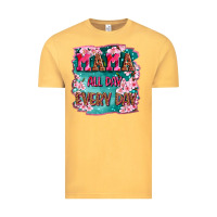Vintage Mustard mama all day everyday Vintage Tee - LillyAllenDesigns