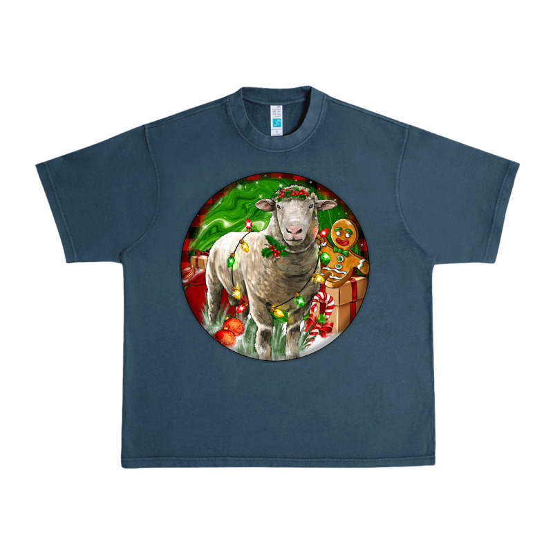 Christmas Dorset Sheep Urban Heavy Tee by LillyAllenDesigns | Teevron