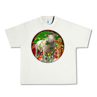 Pistachio christmas dorset sheep Urban Heavy Tee - LillyAllenDesigns