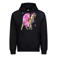 Black Baby Hyena With Tutu Urban Hoodie - LillyAllenDesigns