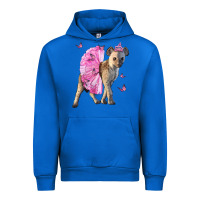 Cobalt Baby Hyena With Tutu Urban Hoodie - LillyAllenDesigns