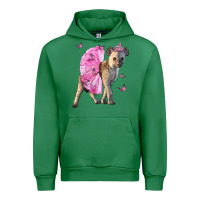 Emerald Baby Hyena With Tutu Urban Hoodie - LillyAllenDesigns