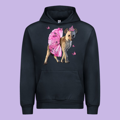 Baby Hyena With Tutu Urban Hoodie Designed By Lillyallendesigns