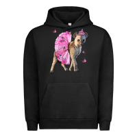 Pigment Black Baby Hyena With Tutu Urban Hoodie - LillyAllenDesigns