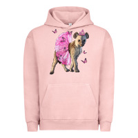 Pigment Salmon Baby Hyena With Tutu Urban Hoodie - LillyAllenDesigns