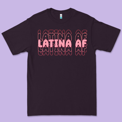 Latina Af Premium Tee Designed By Maliassmallbusiness
