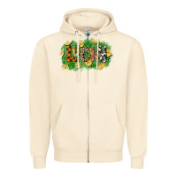 Sandshell Western lucky St. Patrick's Day Zipper Hoodie - CowGirlArtShop
