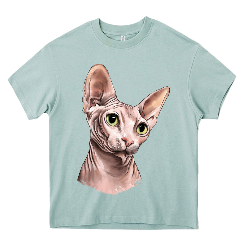 Sphynx Cat Heavy Core Tee by LillyAllenDesigns | Teevron