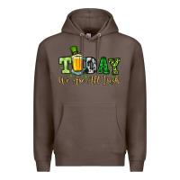 Coffee Today we are all Irish Premium Hoodie - OliviaCreatesArt
