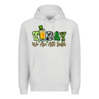Dove Grey Today we are all Irish Premium Hoodie - OliviaCreatesArt