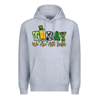 Heather Grey Today we are all Irish Premium Hoodie - OliviaCreatesArt