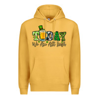 Mustard Today we are all Irish Premium Hoodie - OliviaCreatesArt