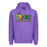 Purple Today we are all Irish Premium Hoodie - OliviaCreatesArt