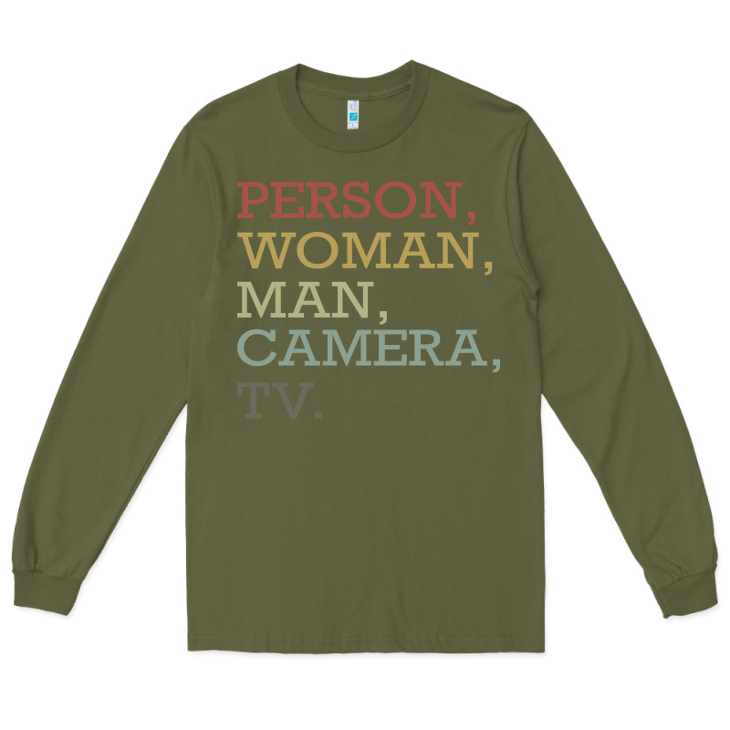 Person Woman Man Camera Tv Long Sleeve Tee by Bettercallsaul | Teevron