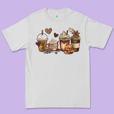 Melanin Afro Coffee Cups Premium Tee Designed By Maliassmallbusiness