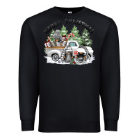 Black merry christmas gnomies Premium Sweatshirt - FaDigitalArtStudio