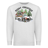 Oatmeal Heather merry christmas gnomies Premium Sweatshirt - FaDigitalArtStudio