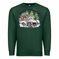 Sports Green merry christmas gnomies Premium Sweatshirt - FaDigitalArtStudio