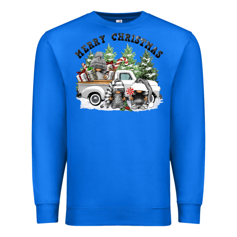 Merry Christmas Gnomies Premium Sweatshirt by FaDigitalArtStudio | Teevron