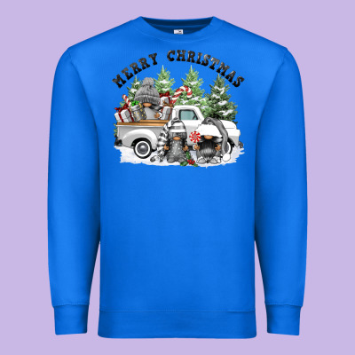 Merry Christmas Gnomies Premium Sweatshirt Designed By Fadigitalartstudio