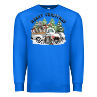 True Royal merry christmas gnomies Premium Sweatshirt - FaDigitalArtStudio