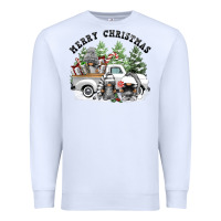 White merry christmas gnomies Premium Sweatshirt - FaDigitalArtStudio