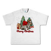 Lunar Rock Merry Christmas Gray Squirrel Urban Heavy Tee - LillyAllenDesigns