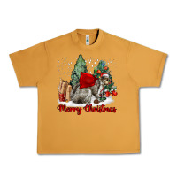 Peanut Butter Merry Christmas Gray Squirrel Urban Heavy Tee - LillyAllenDesigns