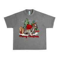 Tornado Merry Christmas Gray Squirrel Urban Heavy Tee - LillyAllenDesigns