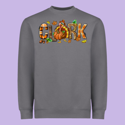 Personalized Thanksgiving Heavyweight Sweatshirt Designed By Nancycooperartshop