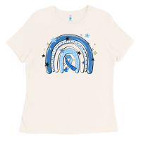 Bone in april wear blue autism awareness Ladies Tee - MaliasSmallBusiness