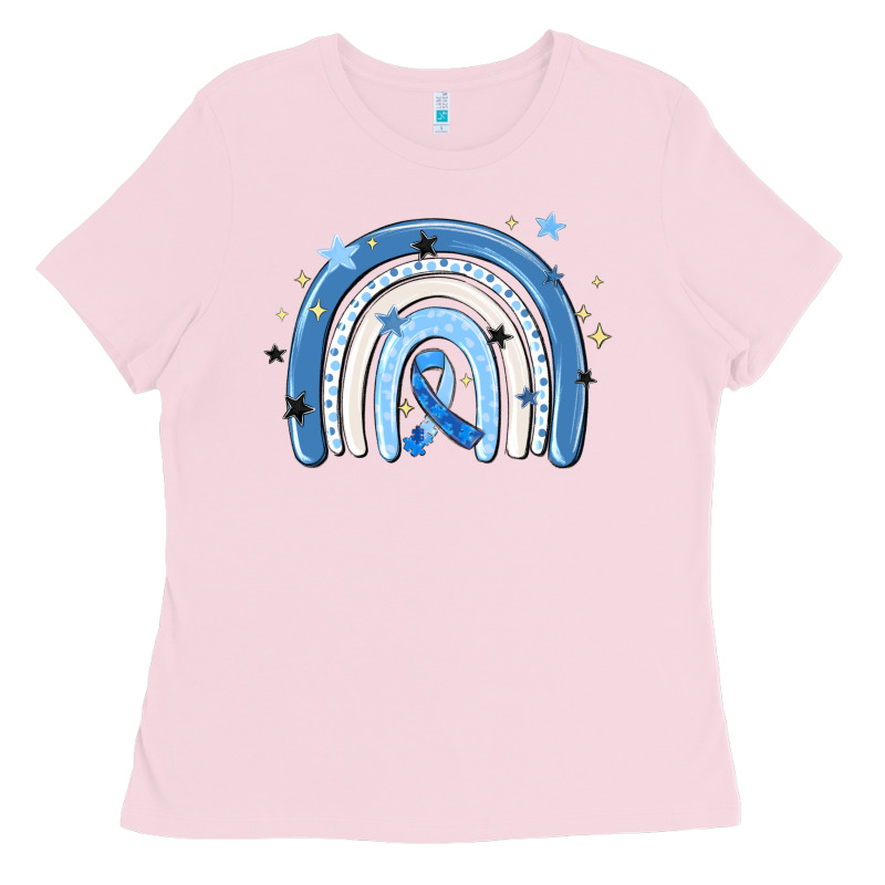 In April Wear Blue Autism Awareness Ladies Tee by MaliasSmallBusiness | Teevron
