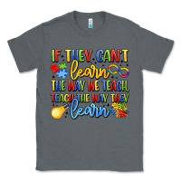 Charcoal Heather if they can't learn the way we teach teach the  wa Classic Tee - LillyAllenDesigns