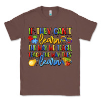 Chestnut if they can't learn the way we teach teach the  wa Classic Tee - LillyAllenDesigns