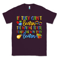 Plum if they can't learn the way we teach teach the  wa Classic Tee - LillyAllenDesigns