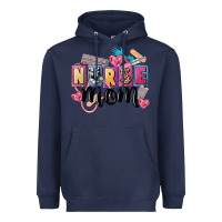 Navy nurse mom Heavyweight Hoodie - FaDigitalArtStudio