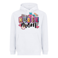 White nurse mom Heavyweight Hoodie - FaDigitalArtStudio