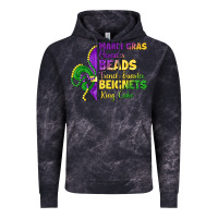Cloud Black mardi gras parades beads french quarter beignets k Vintage Hoodie - LillyAllenDesigns