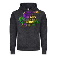 Vintage Black mardi gras parades beads french quarter beignets k Vintage Hoodie - LillyAllenDesigns