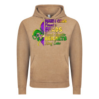 Vintage Coffee mardi gras parades beads french quarter beignets k Vintage Hoodie - LillyAllenDesigns