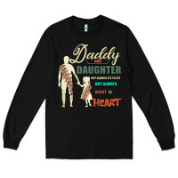 Black Daddy And Daughter Not Always Eye To Eye But Always Heart To Heart Long Sleeve Tee - Bettercallsaul