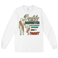 White Daddy And Daughter Not Always Eye To Eye But Always Heart To Heart Long Sleeve Tee - Bettercallsaul