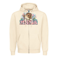 Sandshell Easter Bunny Mama  mother's day Zipper Hoodie - HowdyJamesFarm