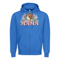 True Royal Easter Bunny Mama  mother's day Zipper Hoodie - HowdyJamesFarm