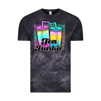 Cloud Black tea junkie Vintage Tee - JahusDesignShop