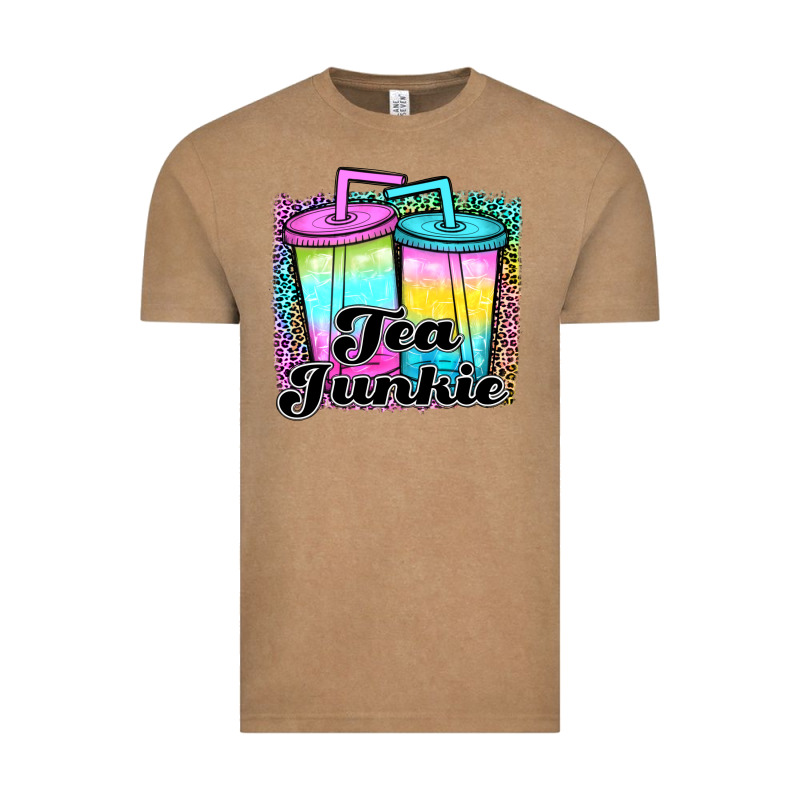 Tea Junkie Vintage Tee by JahusDesignShop | Teevron