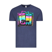 Vintage Denim tea junkie Vintage Tee - JahusDesignShop